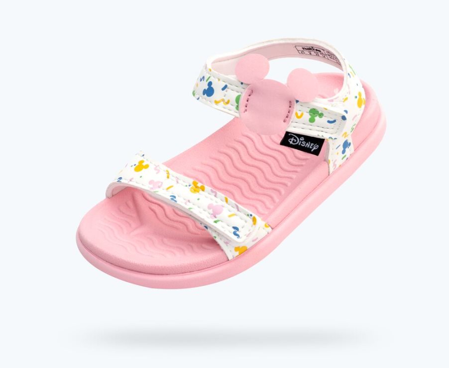 Native Charley Disney Print Sandalen Meisjes Gekleurd | 4YQUNC624