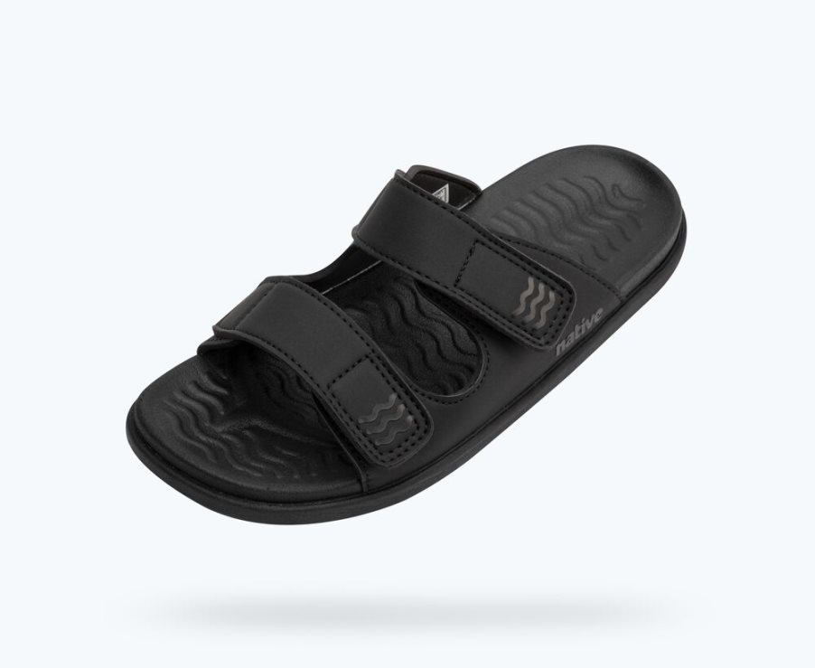 Native Frankie Sugarlite Sandalen Jongens Zwart | K0341N841