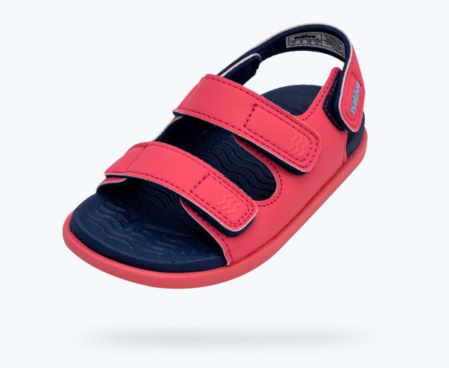 Native Frankie Sugarlite Sandalen Meisjes Rood | 4YUQLH568