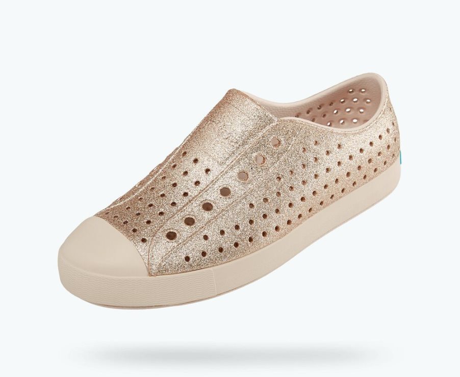 Native Jefferson Bling Schoenen Dames Goud | Q0VDZH672