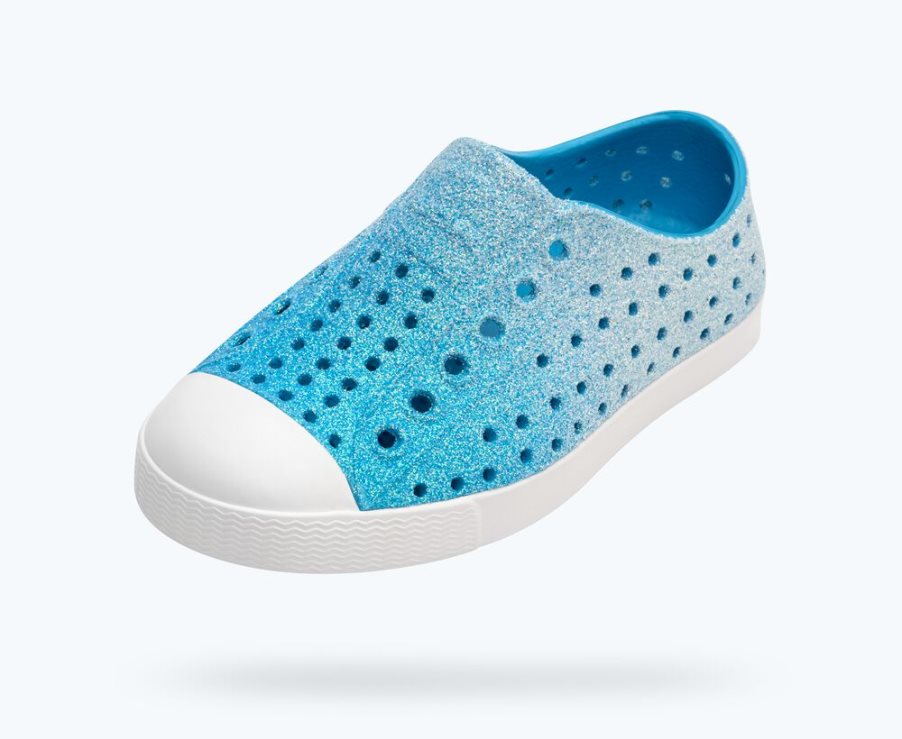 Native Jefferson Bling Schoenen Jongens Blauw | D0W3NX128