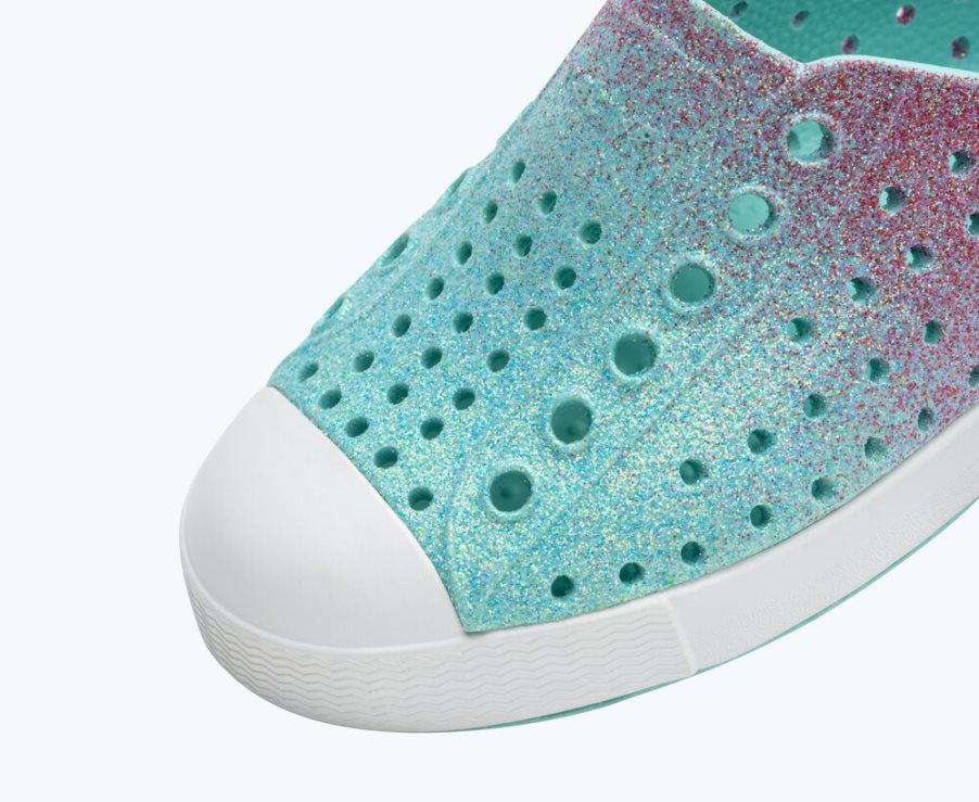 Native Jefferson Bling Schoenen Meisjes Turquoise | 0LZORW531