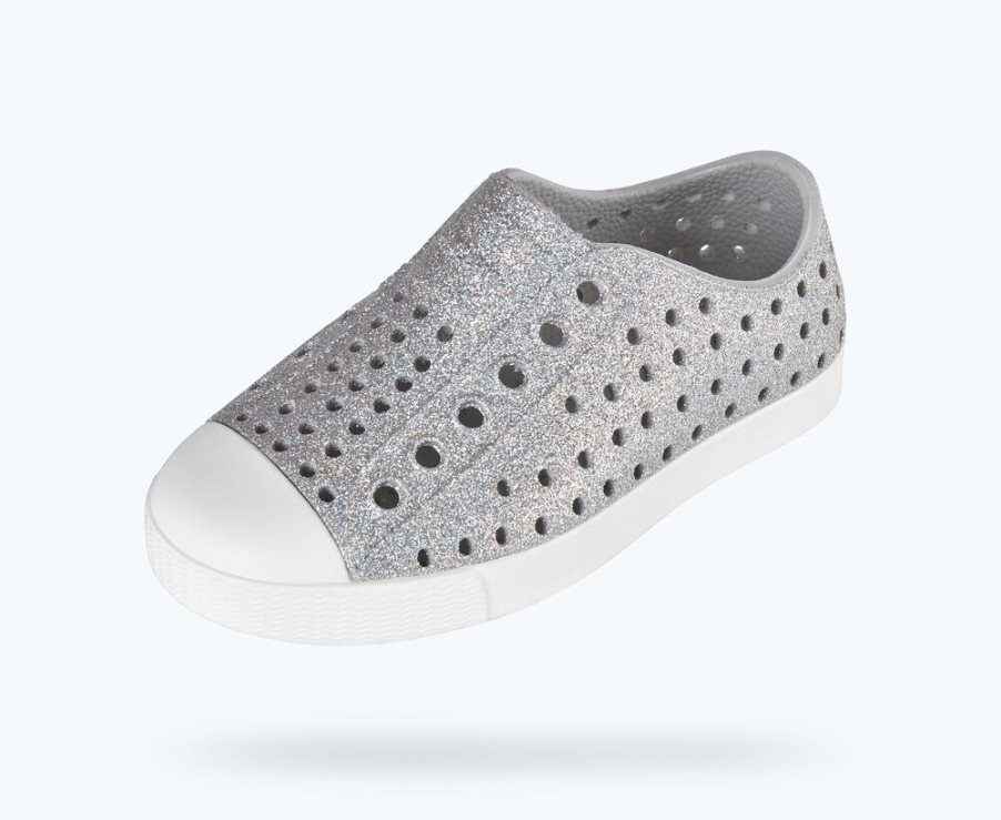 Native Jefferson Bling Schoenen Meisjes Grijs | LEVCAQ108