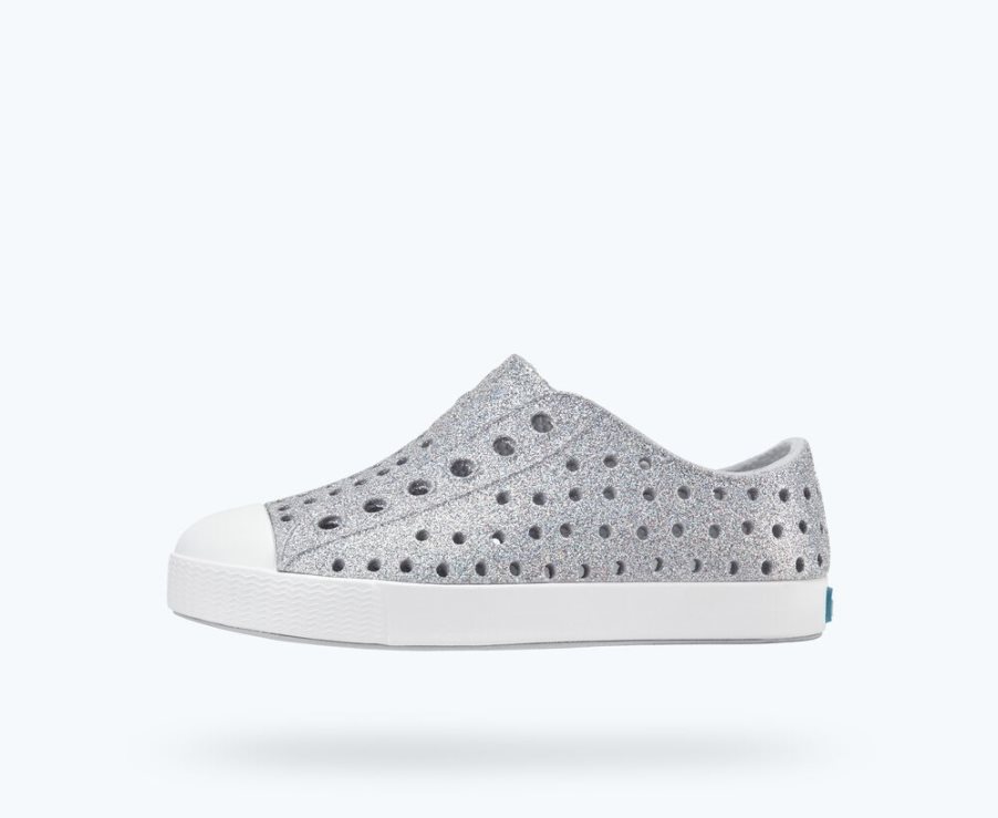 Native Jefferson Bling Schoenen Meisjes Grijs | LEVCAQ108