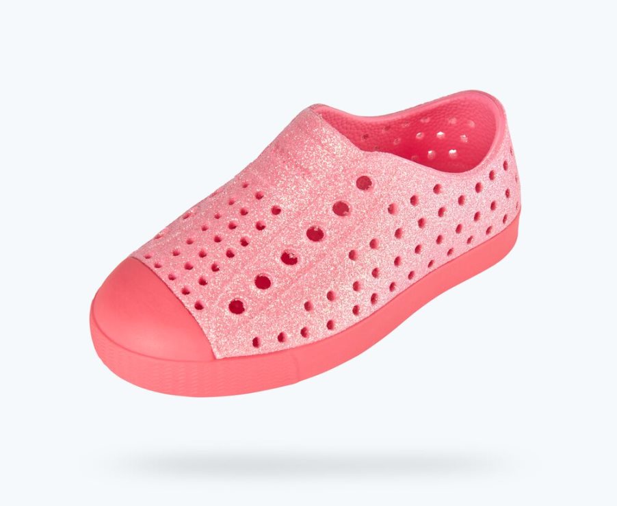 Native Jefferson Bling Schoenen Meisjes Roze | TWYXAD865