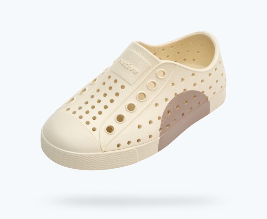 Native Jefferson Block Schoenen Jongens Beige | HVK43B790