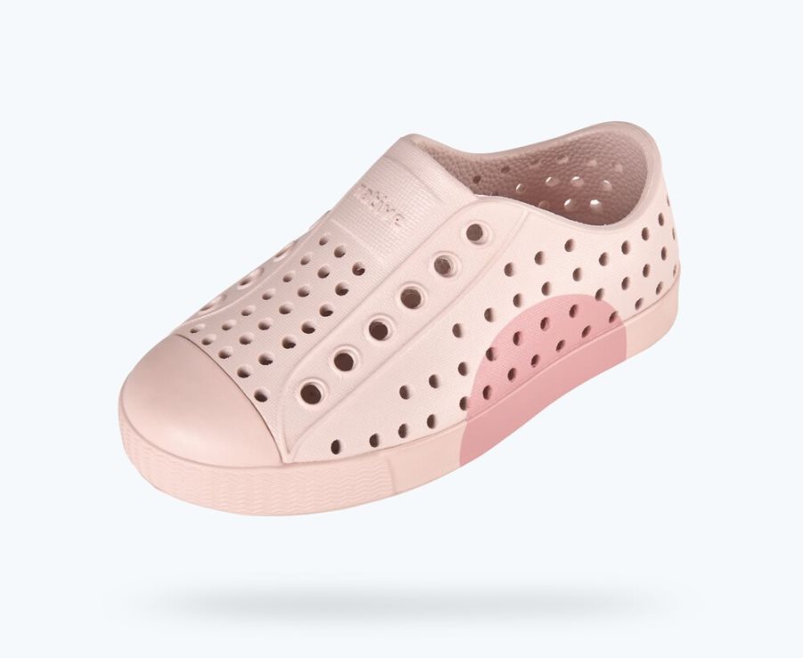 Native Jefferson Block Schoenen Meisjes Roze | GNRXH3568