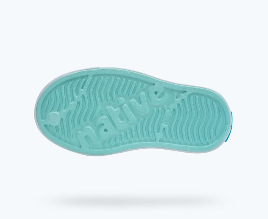 Native Jefferson Block Schoenen Meisjes Turquoise | UOABKD982