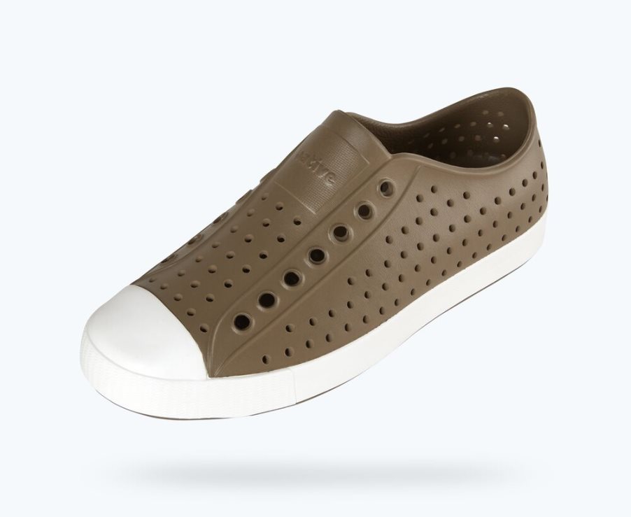 Native Jefferson Schoenen Dames Olijfgroen | OBNXKF385