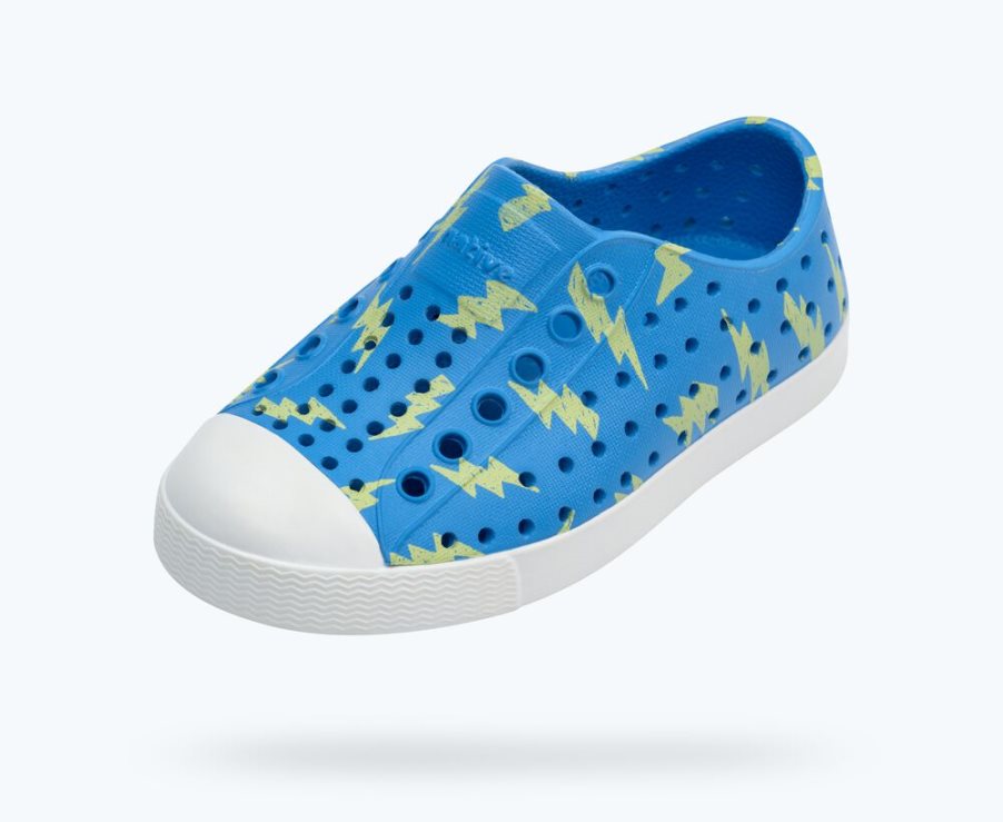 Native Jefferson Sugarlite Print Schoenen Jongens Blauw | 3CQN4A642