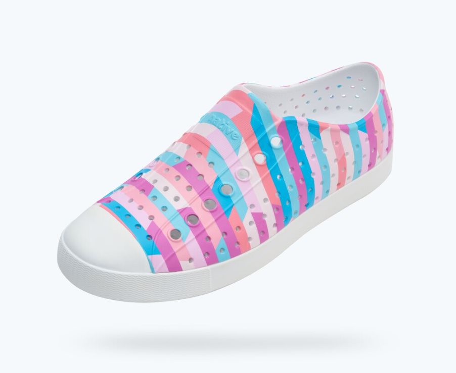 Native Jefferson Sugarlite Print Schoenen Dames Gekleurd | 3OZFQL128