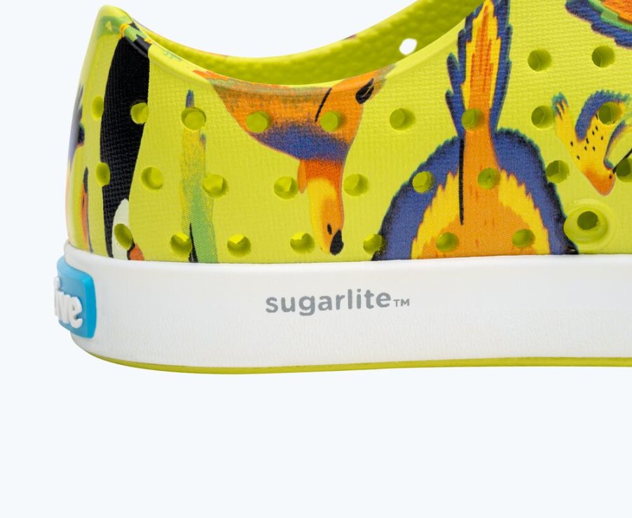 Native Jefferson Sugarlite Print Schoenen Meisjes Geel | 4RUKGX871