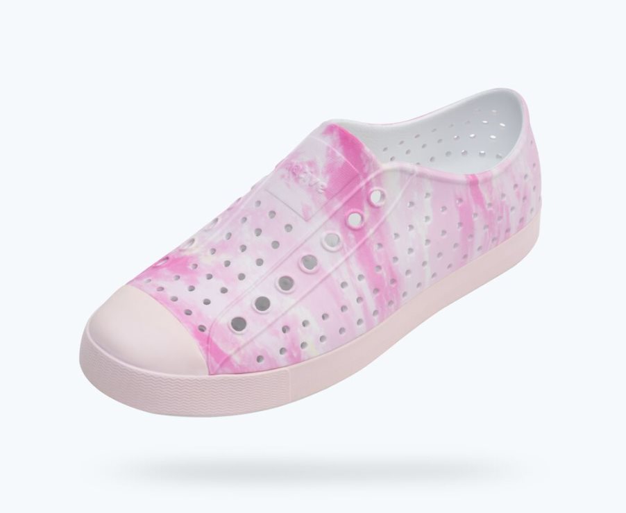 Native Jefferson Sugarlite Print Schoenen Dames Roze | C3AY1Z634