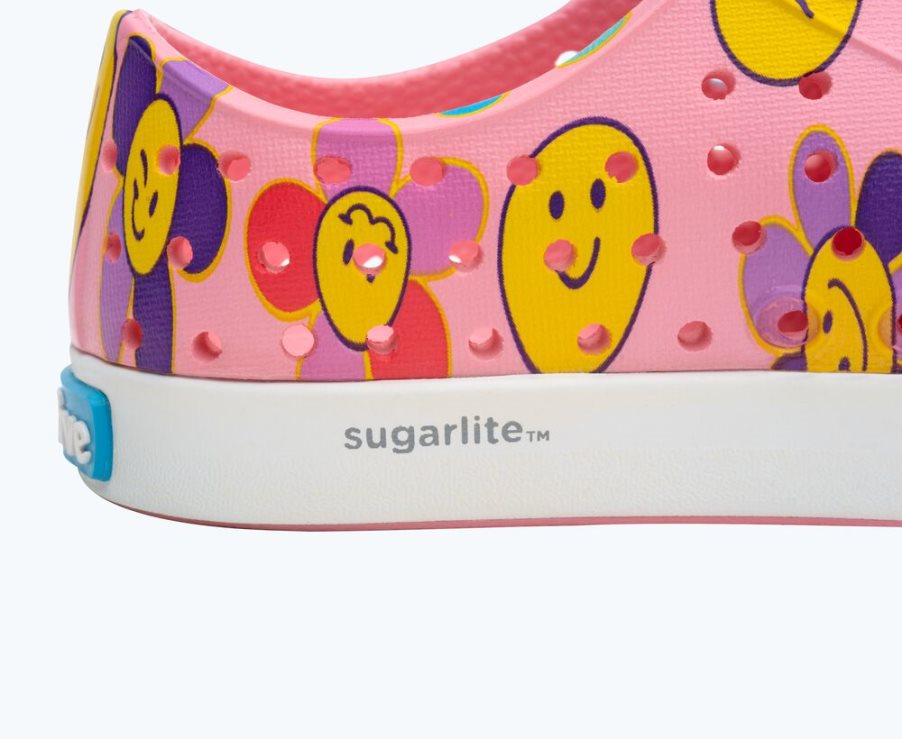 Native Jefferson Sugarlite Print Schoenen Meisjes Roze | ENRHLQ701