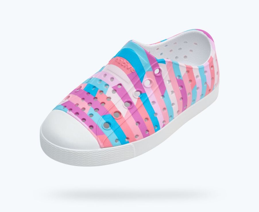 Native Jefferson Sugarlite Print Schoenen Meisjes Gekleurd | KWGDXC215