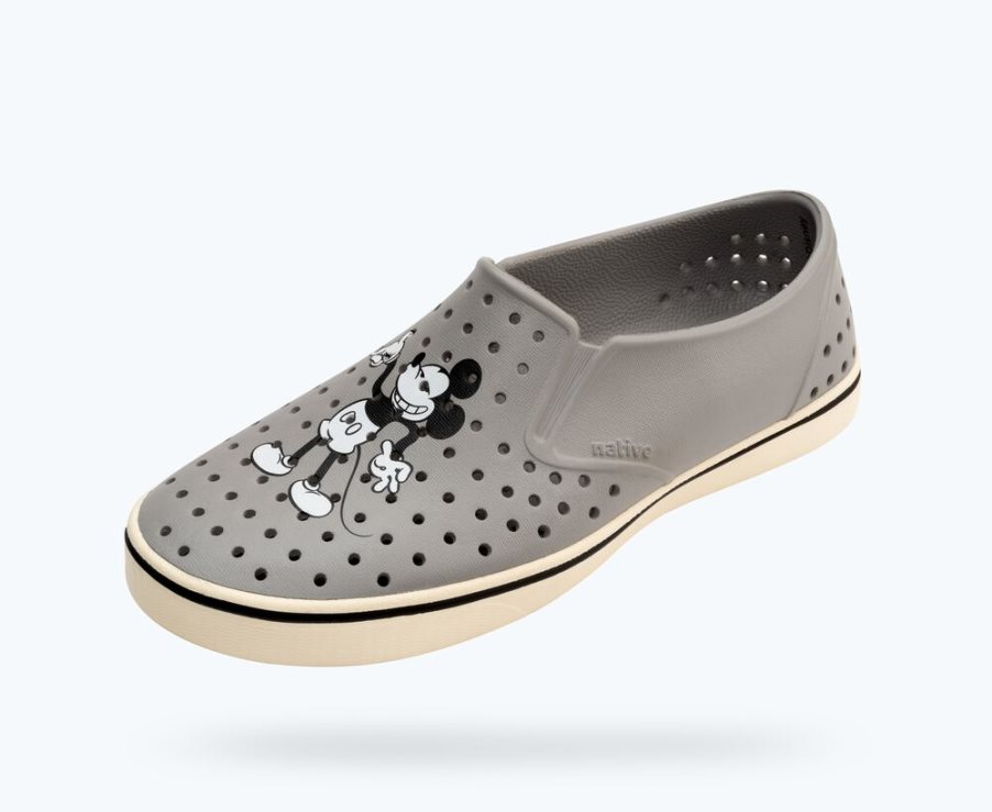 Native Miles Disney Print Mocassins Dames Grijs | FT4BLV897