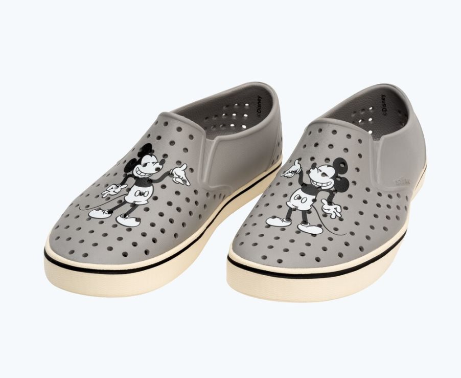 Native Miles Disney Print Mocassins Dames Grijs | FT4BLV897