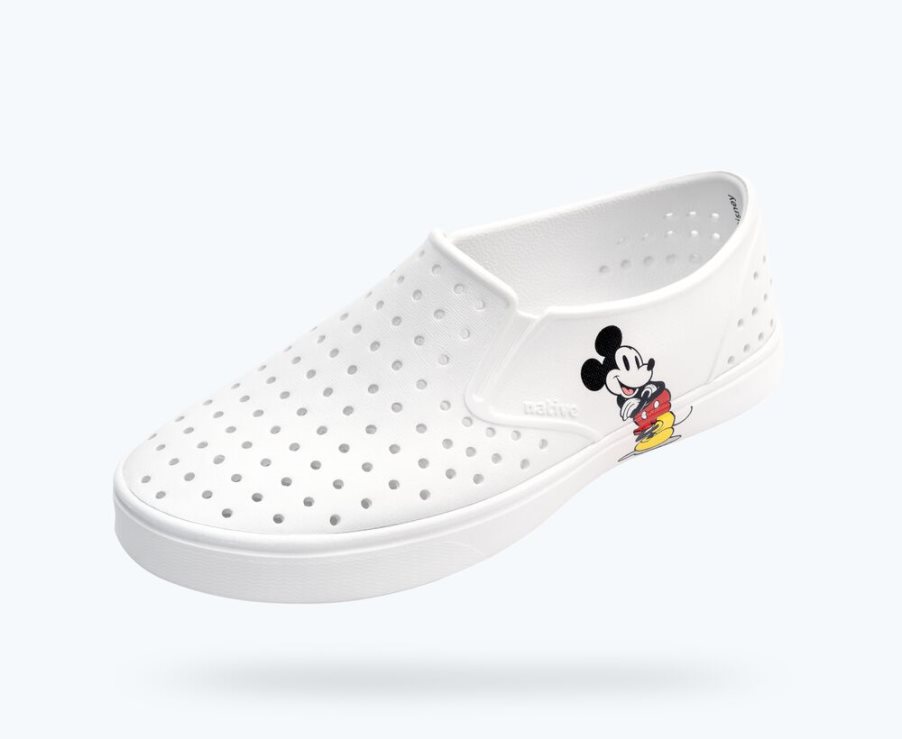 Native Miles Disney Print Mocassins Dames Wit | WCFRGQ453