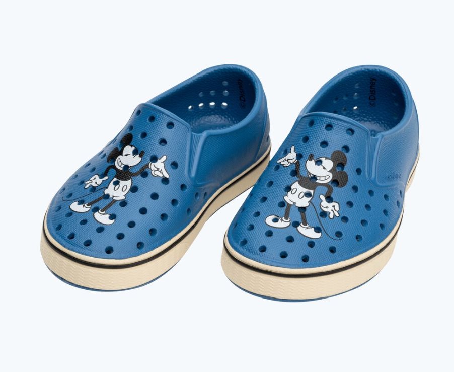 Native Miles Disney Print Mocassins Jongens Blauw | VZUKRE950