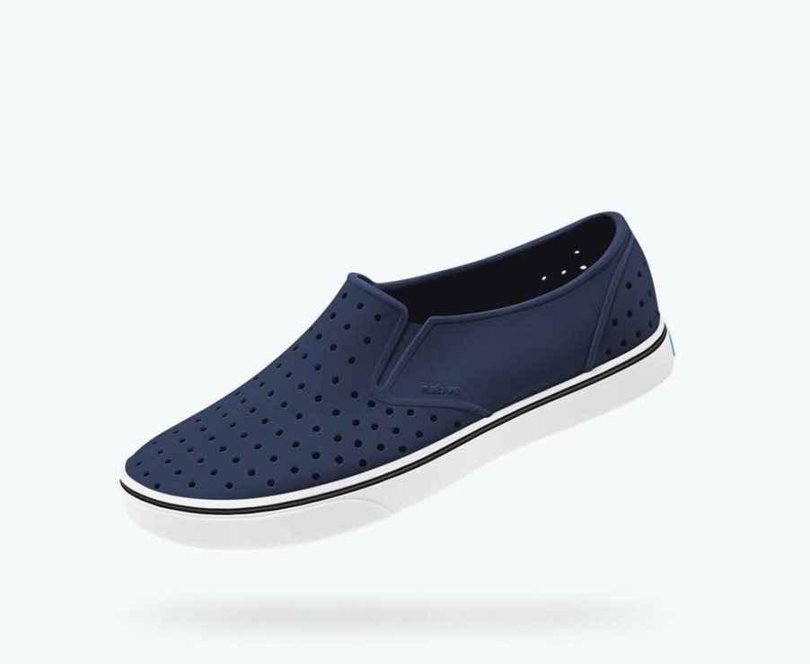 Native Miles Mocassins Dames Blauw | QZ1NRK129