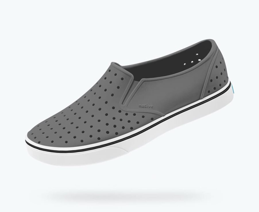 Native Miles Mocassins Dames Grijs | OYAZVB241