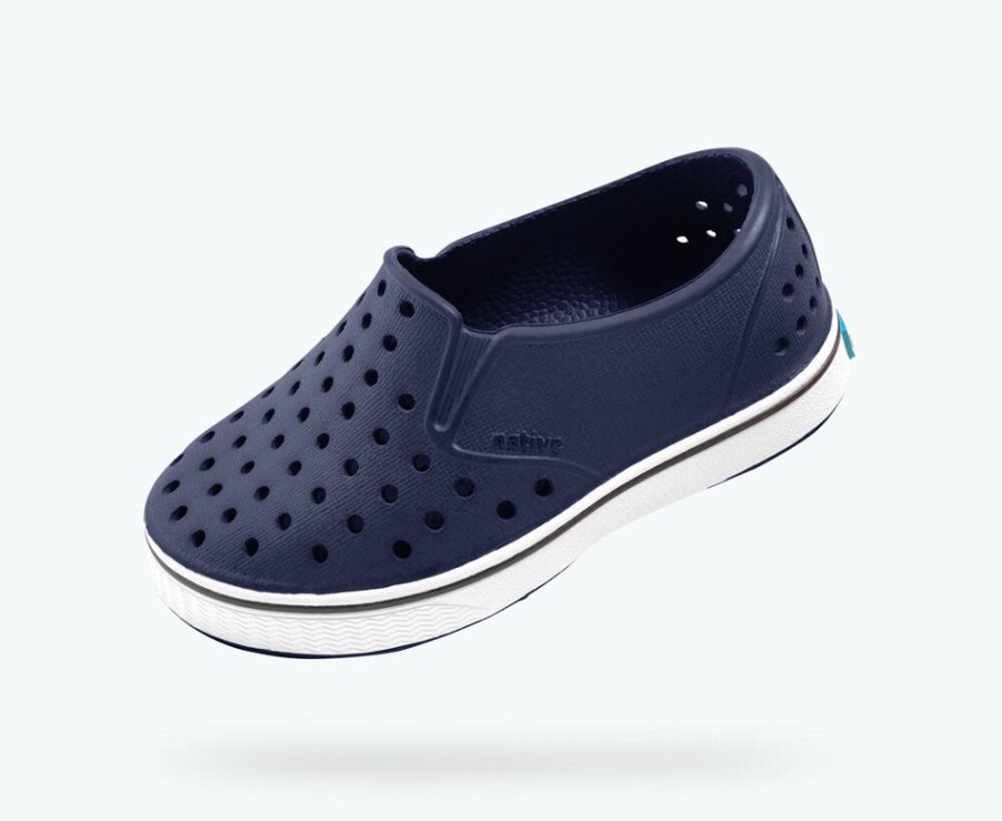 Native Miles Mocassins Jongens Donkerblauw | BE4RF3536