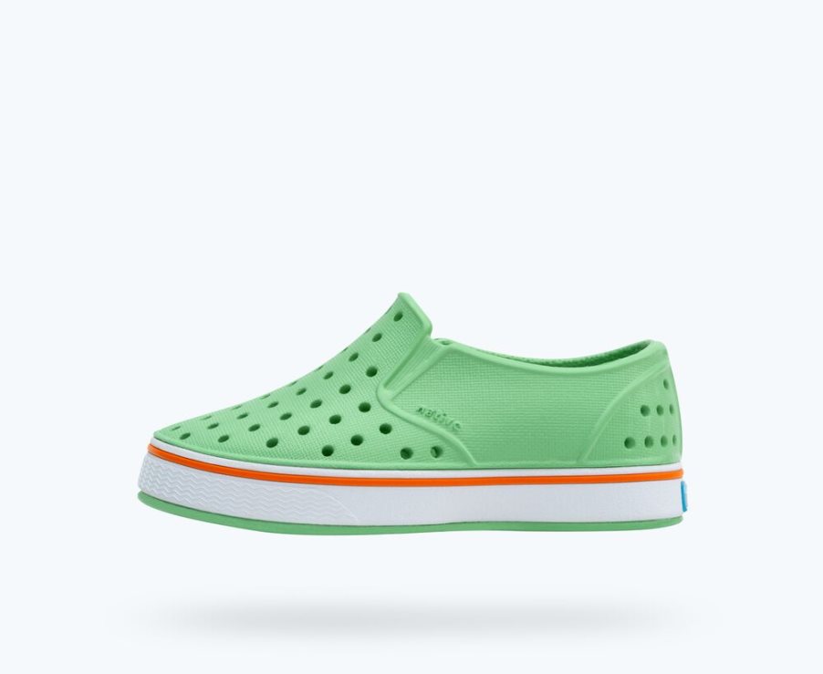 Native Miles Mocassins Meisjes Groen | LAQ10F316