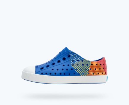 Native Jefferson Sugarlite Block Schoenen Jongens Blauw Rood | BUDJVF610