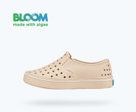 Native Miles Bloom Mocassins Meisjes Beige | OBUC1N950